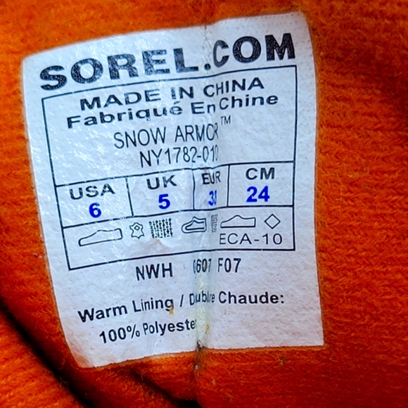SOREL Snow Armor Insulated Waterproof Winter Snow Boots - Picture 6 of 8